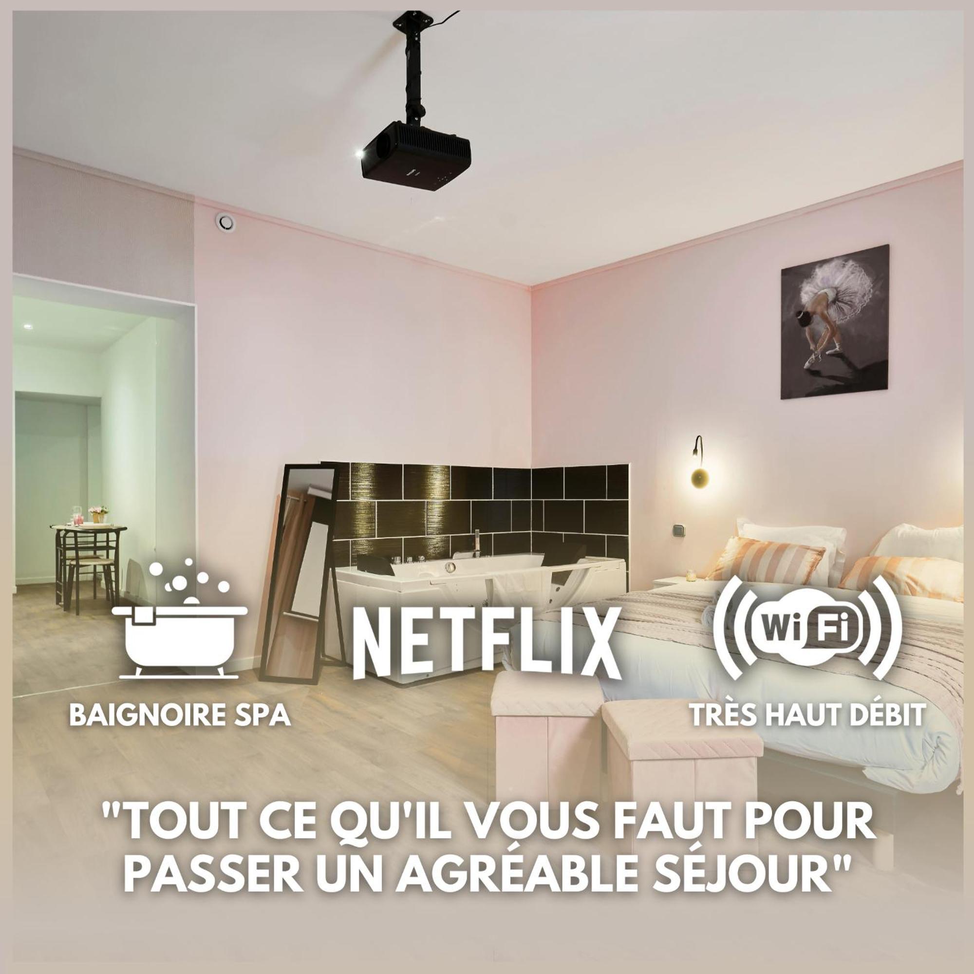 Ng Prestige L Lille L Tourcoing - Bouvines - Balneo & Cuisine Apartment Luaran gambar